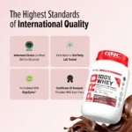 GNC Pro 100% Whey Protein Powder (Chocolate) - Image 5