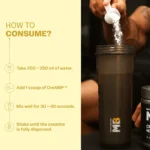 MuscleBlaze Micronised Creatine Monohydrate CreAMP Powder (Citrus Blast) - Image 3