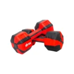 Fitbox Sports Exclusive 2kg Dumbbells (Black, Red)