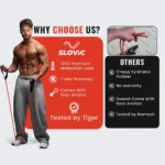 Slovic Stretch 15kg Resistance Tube for Full Body Workout - Image 6