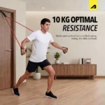 Boldfit Tube Resistance Band with Foam Handles - 10 kg - Image 3
