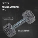 Lifelong Hex Dumbbells (3kg) - Image 2