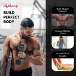 Lifelong Hex Dumbbells (3kg) - Image 3