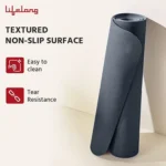 Lifelong Yoga Mat With Carry Strap - 4mm (Grey) - Image 5