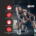 Fitbox Sports Exclusive 2 kg Dumbbells (Snow Pink) - Image 2