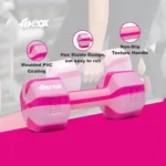 Fitbox Sports Exclusive 2 kg Dumbbells (Snow Pink) - Image 4