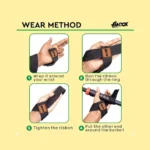 Fitbox Sports Premium Powerlifting Wrist Strap - Image 4
