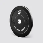 Black Rubber Bumper Plates 1.0 - Pair - Image 2