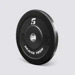 Black Rubber Bumper Plates 1.0 - Pair - Image 6