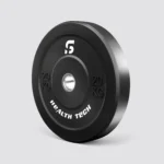 Black Rubber Bumper Plates 1.0 - Pair - Image 4