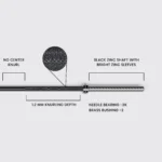 Eco Olympic Barbell - 20kg - Image 3
