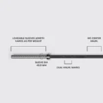 Cerakote Olympic Barbell - 20kg - Image 2