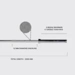 Chrome Powerlifting Bar - 20kgs