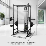 Gym box with high low pulley - selectorized - Image 2