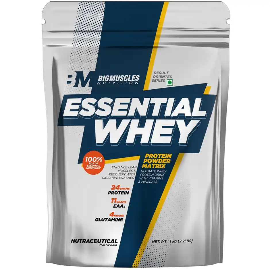 8 Bigmuscles Nutrition Essential Whey Dutch Chocolate - Image 1